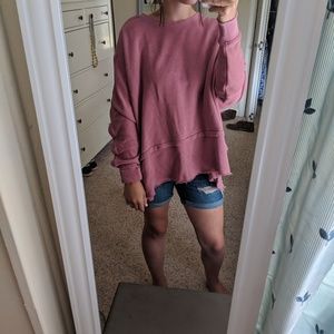 Free people oversized sweatshirt